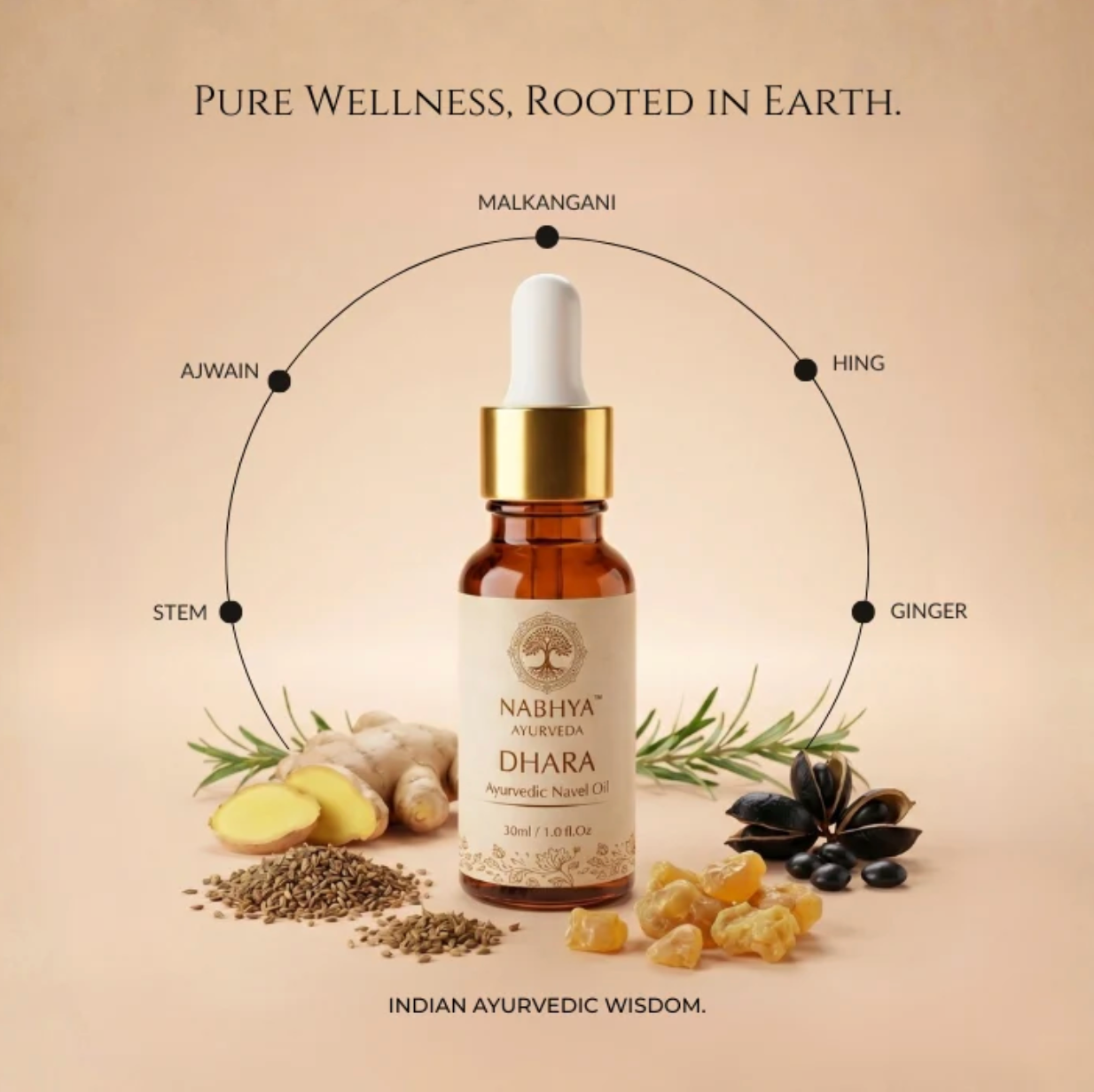 Nabhi Dhara Balanced Belly Button Oil
